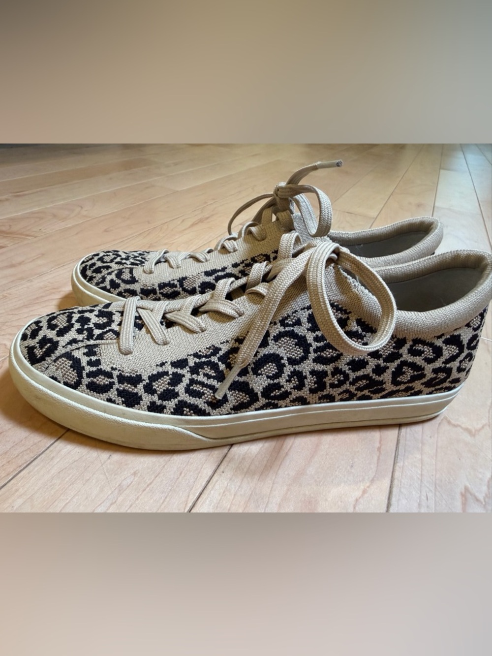 Rothy’s Washable Leopard Sneakers